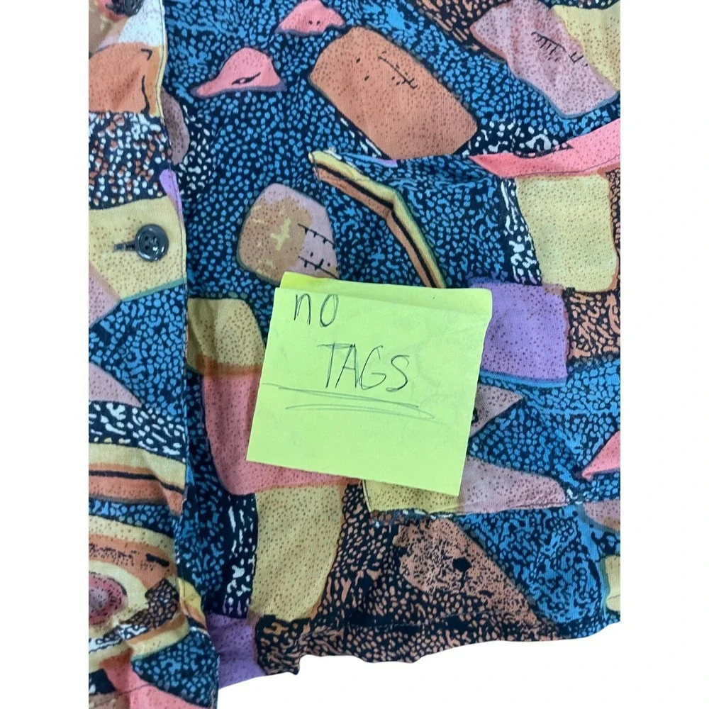 Blazer Jacket Womens Size Small Multicolor‎ Single Breasted Long Sleeve